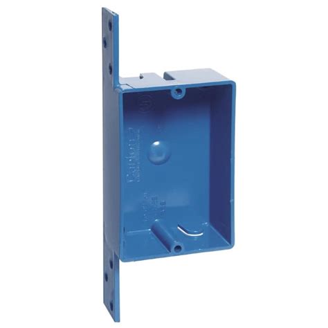 double electrical switch box|shallow double outlet box.